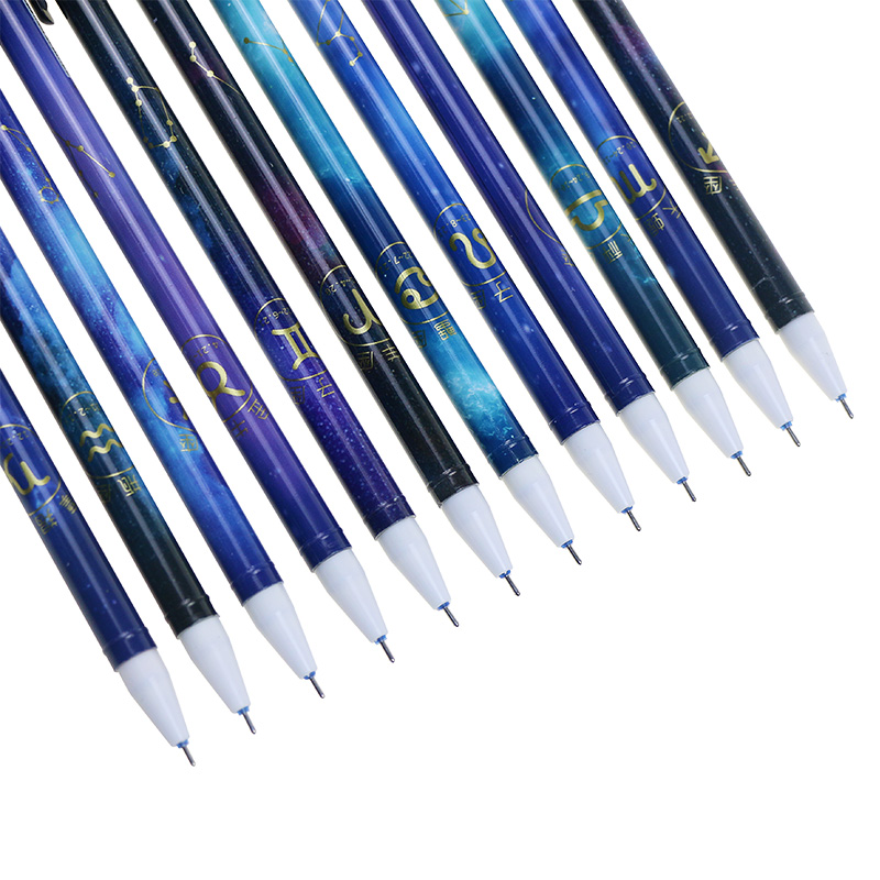Wholesale Creative Twelve Constellations Design Student Heat Erase Neutral Pen S