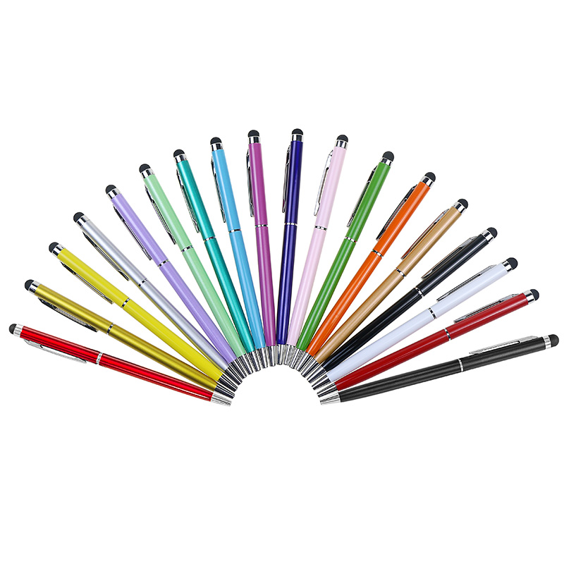 Hot Selling Multi-Colors Metal Stylus Twist Ball Pen Slim Metallic Pen Hotel Bal