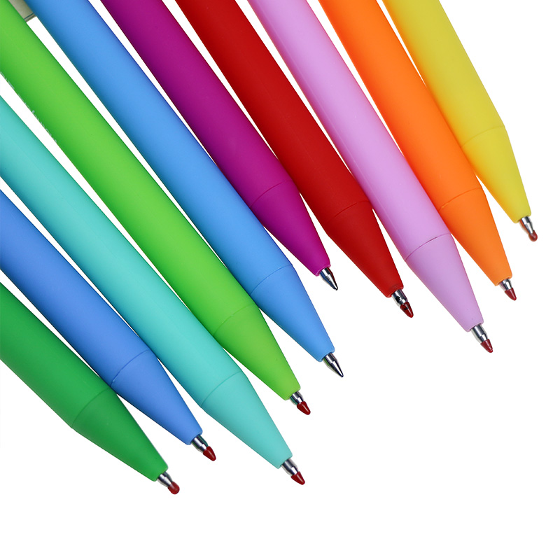 Novelty Colorful Creative English Letter Clip Gel Pens with Logo Customizable 0.