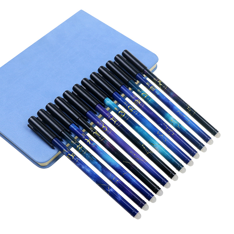 Wholesale Creative Twelve Constellations Design Student Heat Erase Neutral Pen S