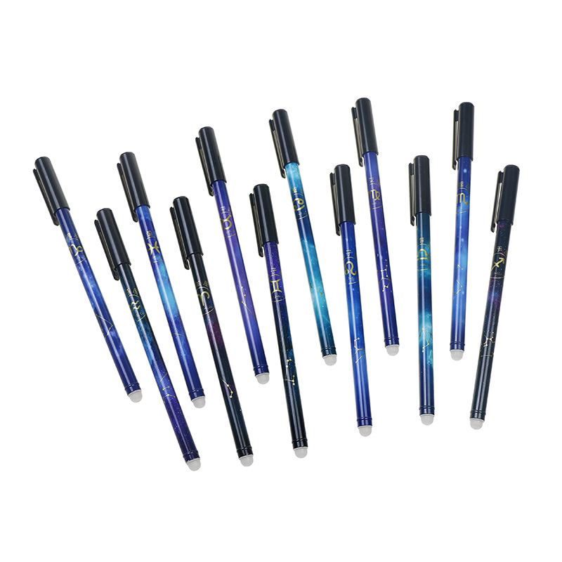 Wholesale Creative Twelve Constellations Design Student Heat Erase Neutral Pen S