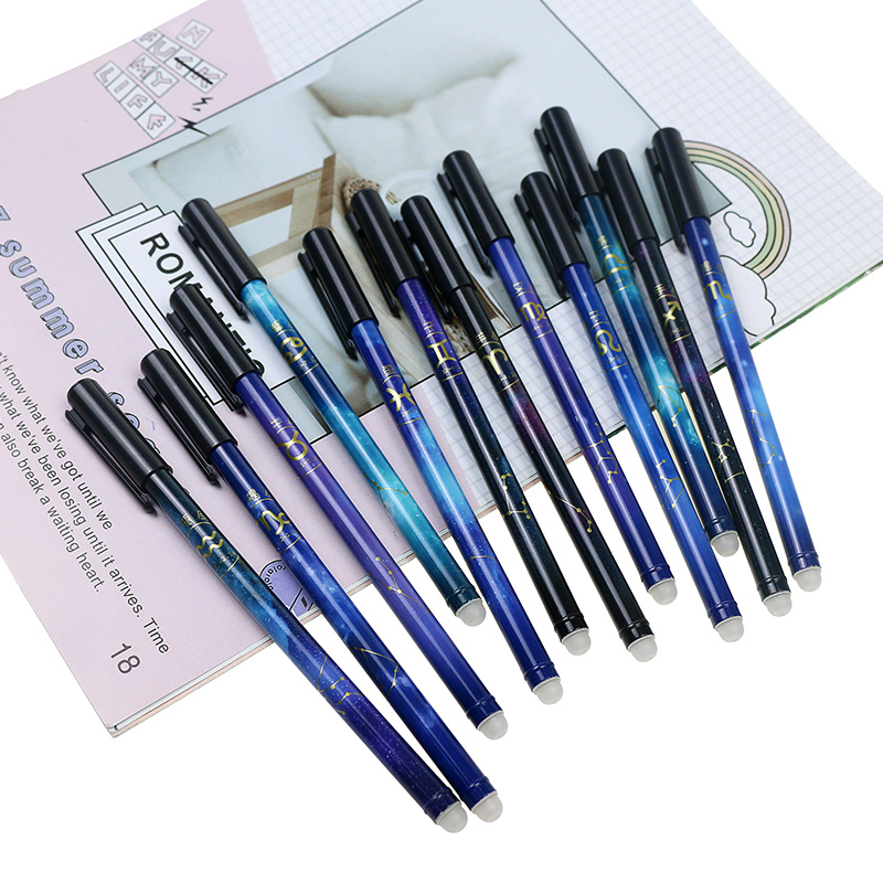 Wholesale Creative Twelve Constellations Design Student Heat Erase Neutral Pen S