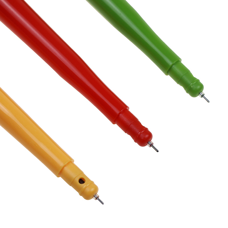 Wholesale Creative Neutral Pen Novelty Chili Pepper Shape Gel Ink Pen Plastic Ge