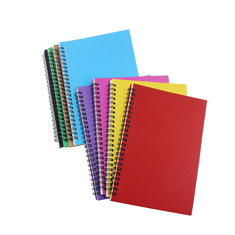 Personalized A5 Journal Notebook Spiral Binding Hard Kraft Cover Spiral Notebook