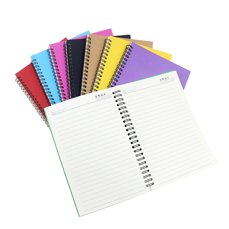 Personalized A5 Journal Notebook Spiral Binding Hard Kraft Cover Spiral Notebook