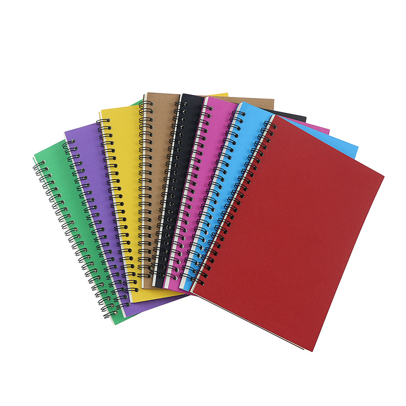 Personalized A5 Journal Notebook Spiral Binding Hard Kraft Cover Spiral Notebook
