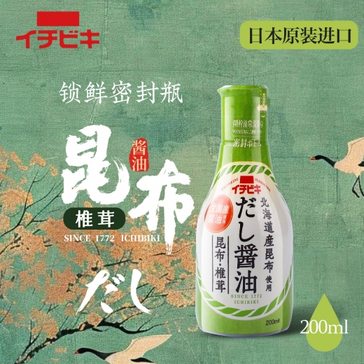 昆布椎茸酱油200ml